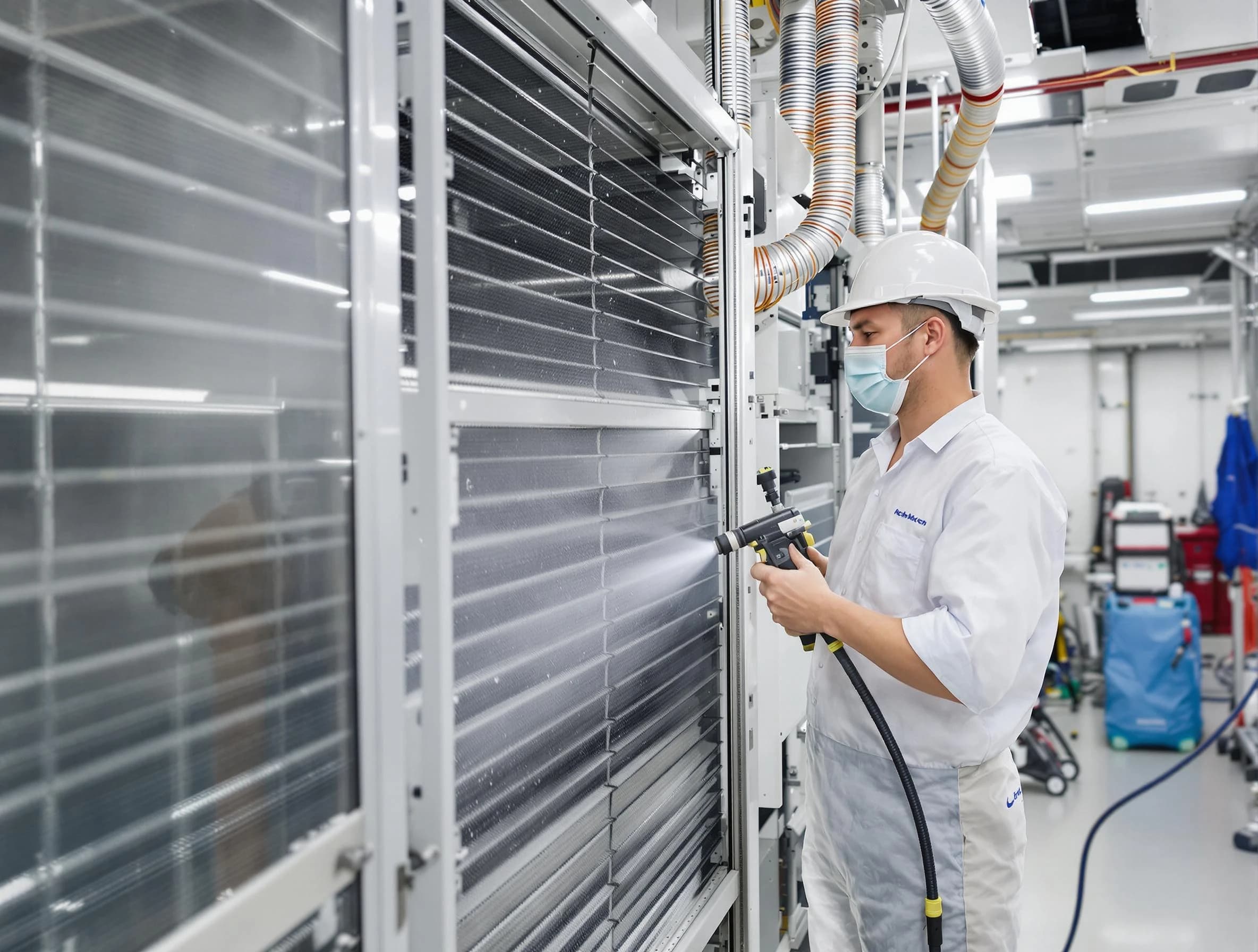 Professional AC coil cleaning by Colonial Heights Air Duct Cleaning in Colonial Heights