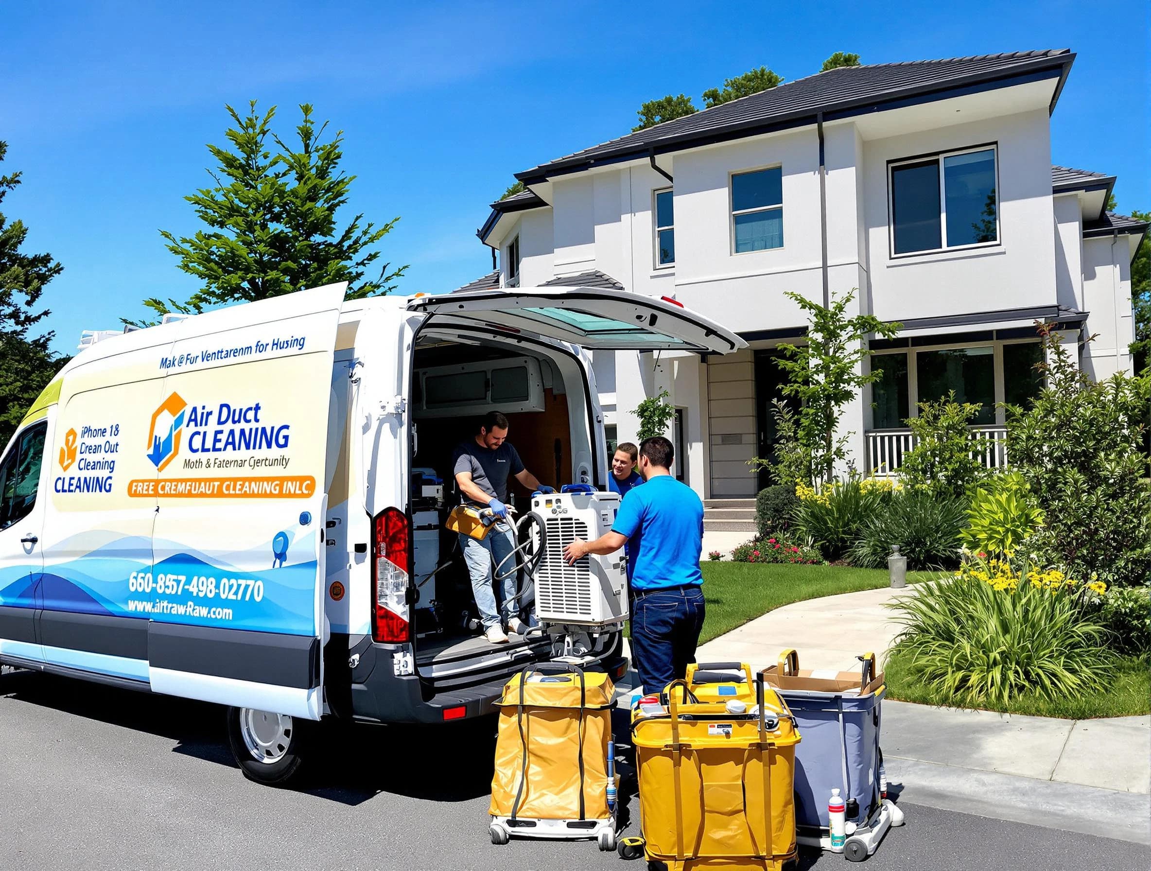 Colonial Heights Air Duct Cleaning technician performing professional air duct cleaning in Colonial Heights