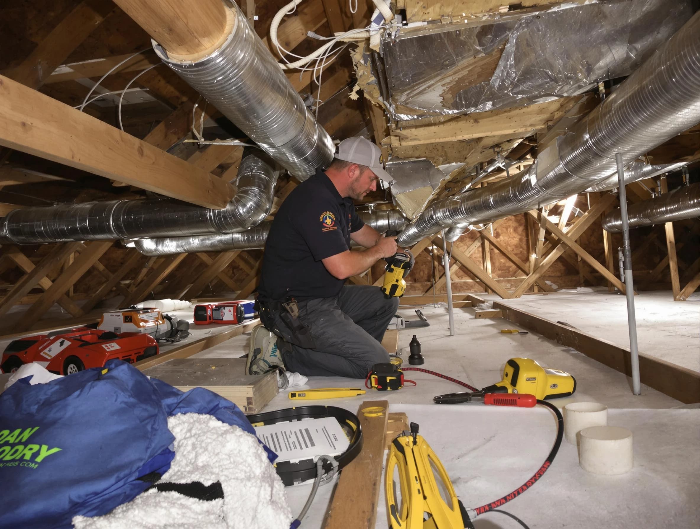 Professional air duct repair by Colonial Heights Air Duct Cleaning in Colonial Heights