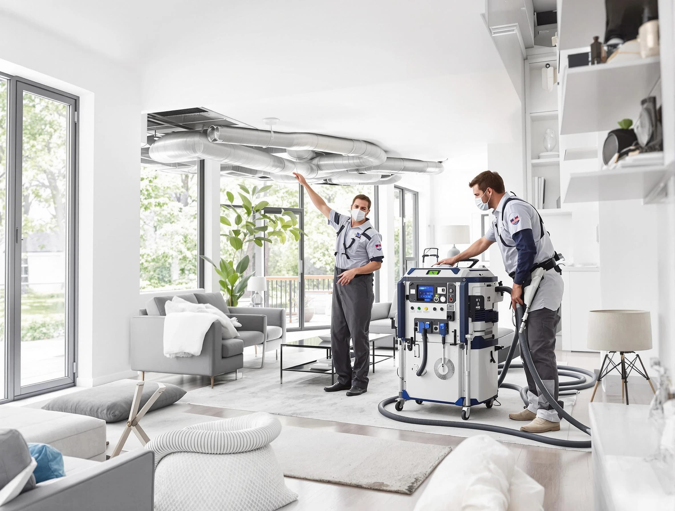 Colonial Heights Air Duct Cleaning professional conducting pure air duct cleaning with state-of-the-art equipment in Colonial Heights