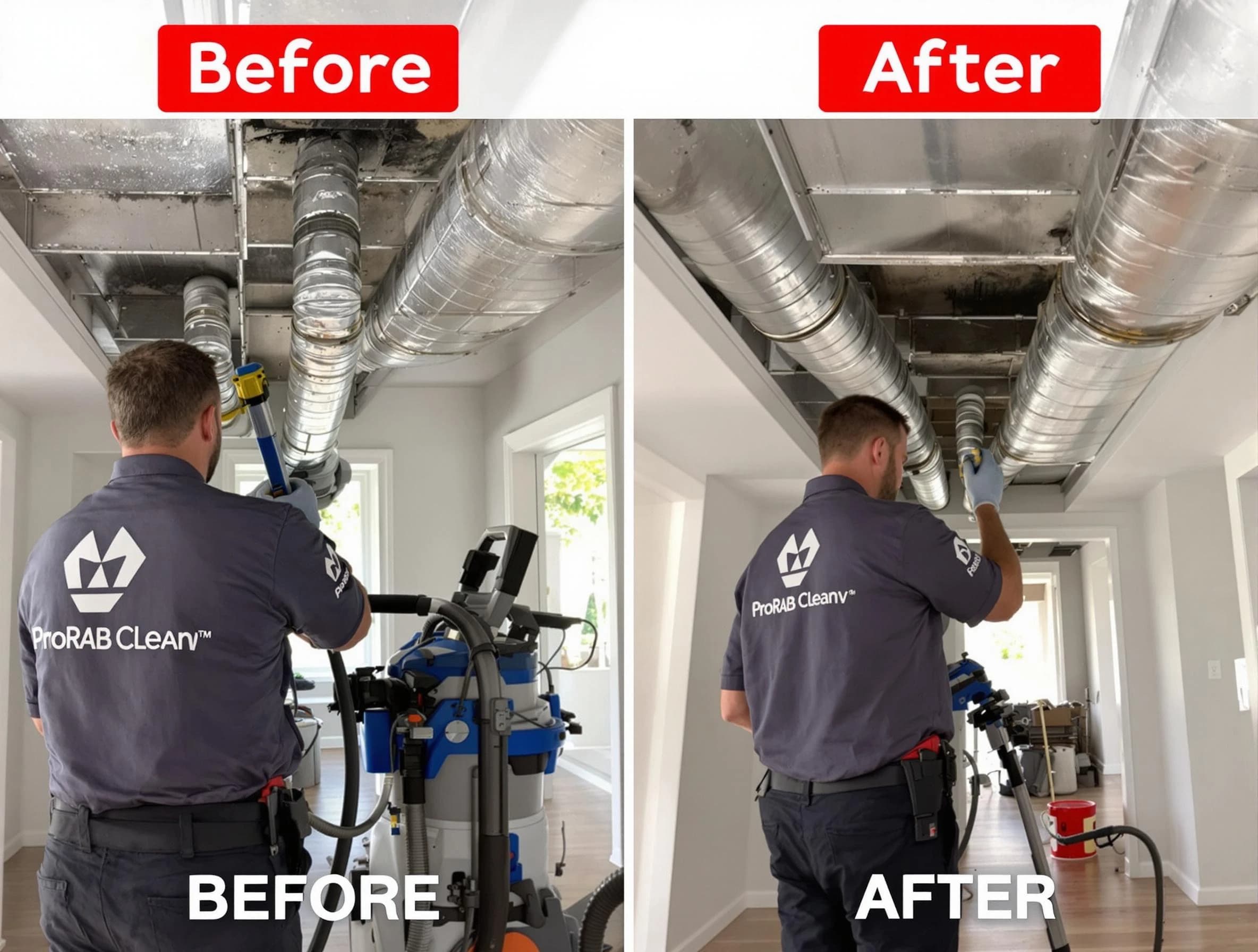 Colonial Heights Air Duct Cleaning expert performing thorough residential duct cleaning in a Colonial Heights home