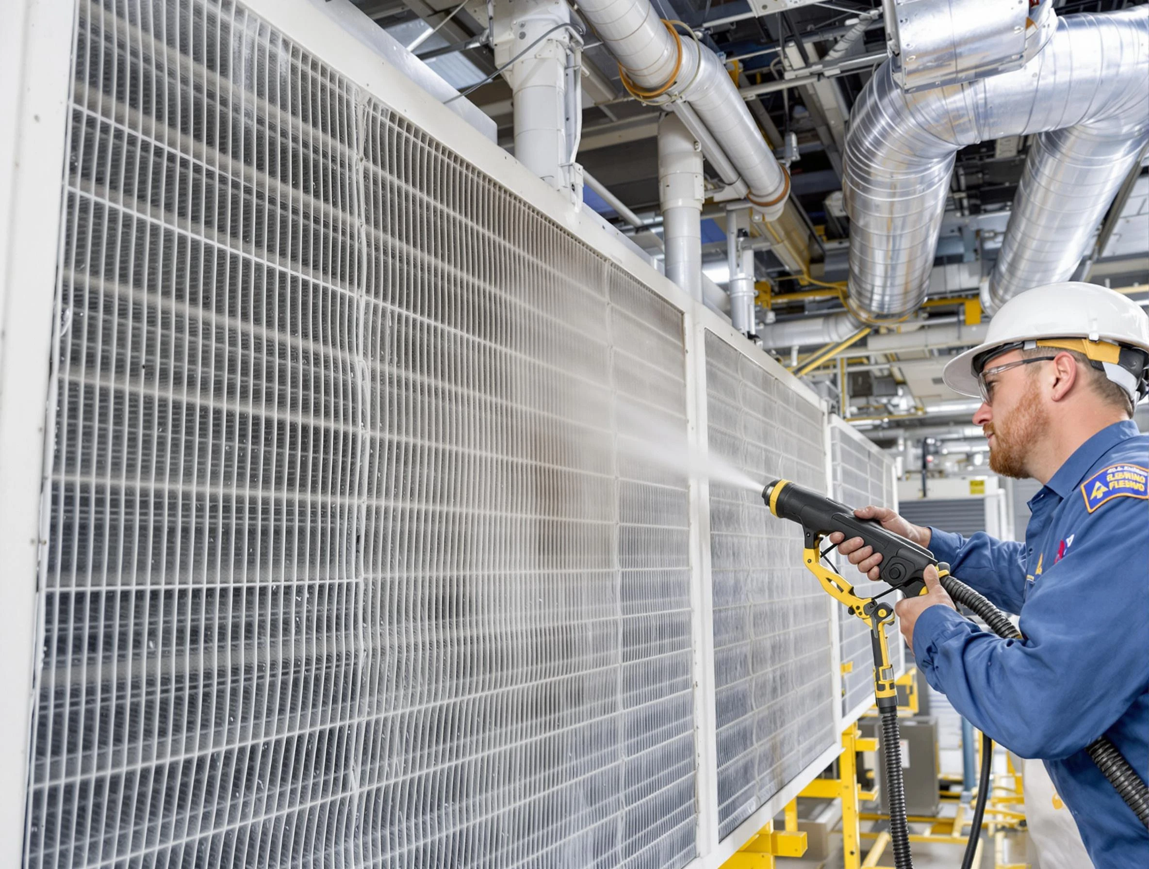 Professional commercial coil cleaning by Colonial Heights Air Duct Cleaning in Colonial Heights