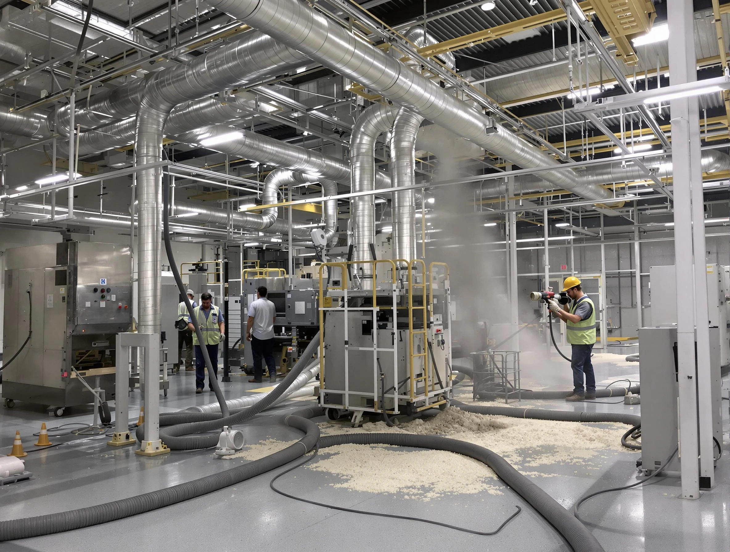 Heavy-duty industrial duct cleaning by Colonial Heights Air Duct Cleaning in Colonial Heights